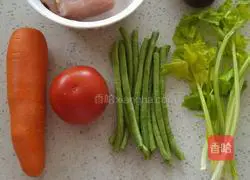 Illustration of how to make colorful rice balls 1