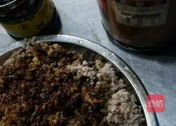 Sauce Illustration of how to make meat rolls 1