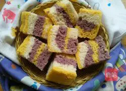 Illustration of how to make whole-grain three-way noodle cake 15