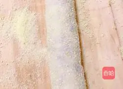 Illustration of how to make purple sweet potato glutinous rice rolls 7