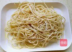 Illustration of braised mushroom noodles 2