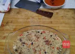 Illustration of Homemade Cheese Baked Rice 7