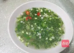 Illustration of making rice noodles with batter 10