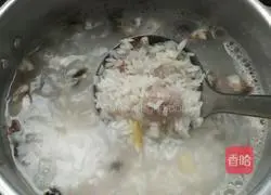 Illustration of how to make fresh oyster porridge 6