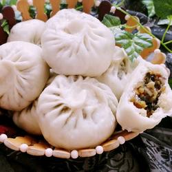 Eggplant stuffed buns