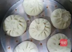 Illustration of how to make rapeseed and mushroom buns 7