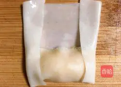 Illustration of how to make mini custard spring rolls 4