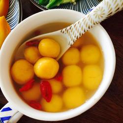 Sweet Potato Rice Balls