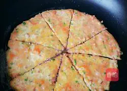 Illustration of how to make fried egg pancakes 6