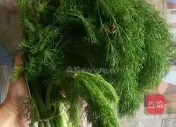 Illustration of how to make fennel dumplings 1