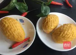 Illustration of how to make pumpkin rolls 12