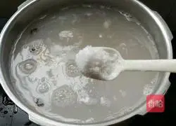 Illustration of how to make fresh oyster porridge 8