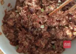 Illustration of how to make homemade large stuffed wontons 1