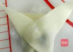 Pork and coriander stuffing Illustration of how to make wontons 8