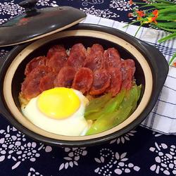 Sausage Claypot Rice