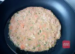 Illustration of how to make fried egg pancake 5