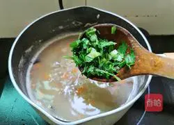 Illustration of how to make assorted porridge 11