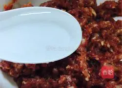 Mustard Green Pork Wontons Illustration of how to do it 4