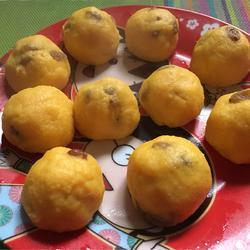Sweet potato and corn steamed buns
