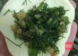 Illustration of how to make fennel dumplings 7