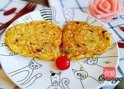 Chicken Noodle Love Pancake Recipe Illustration 7