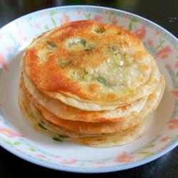 Dumpling skin scallion pancake