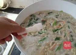 Illustration of hand-rolled three-legged noodles 12