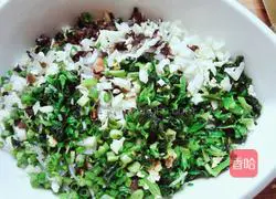 Illustration of how to make vegetable and egg dumplings 8