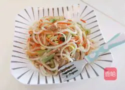 Illustration of how to make fried noodles 15