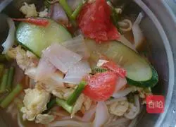 Illustration of how to make a hodgepodge of noodles 3