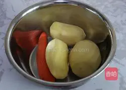 Illustration of how to make potato cakes 1