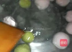 Illustration of how to make dragon fruit peel glutinous rice balls 10