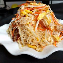 Assorted fried rice noodles