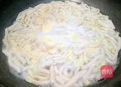 Illustration of how to make salty noodles 12