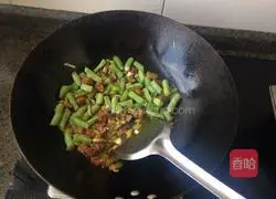 Illustration of how to make beans and potato stewed rice 3