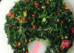 Wild vegetables and eggs Illustration of how to make cakes 4