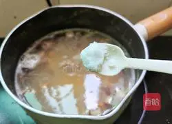 Illustration of how to make assorted porridge 9