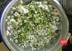 Illustration of how to make leek rice box 3