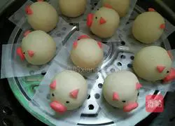 Illustration of how to make taro buns 10