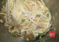 Chicken Noodle Love Pancake Recipe Illustration 3