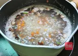 Illustration of how to make assorted porridge 8