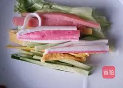 Illustration of how to make spring rolls 5