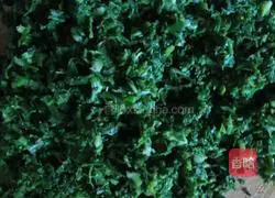 Illustration of how to make shepherd's purse and meat wontons 4