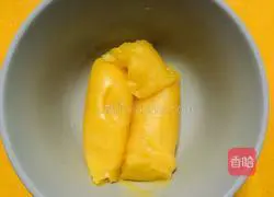 Illustration of how to make mini custard spring rolls 2