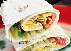 Illustration of how to make quick pancakes and rolls 11