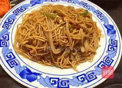 Vegetarian fried noodles recipe 1