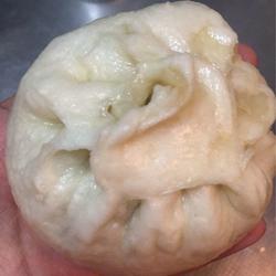 Pickled cabbage stuffed buns