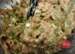 Illustration of how to make small wontons stuffed with pork and coriander 3