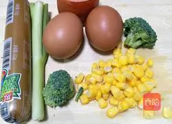 Fried rice Illustration of how to make cakes 2