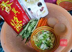 Illustration of how to make fried noodles 1